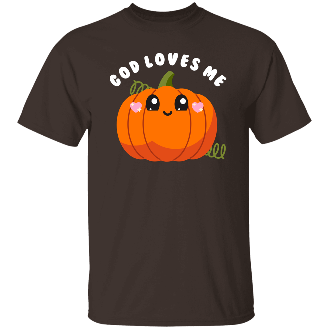 God Loves Me Pumpkin T-Shirt