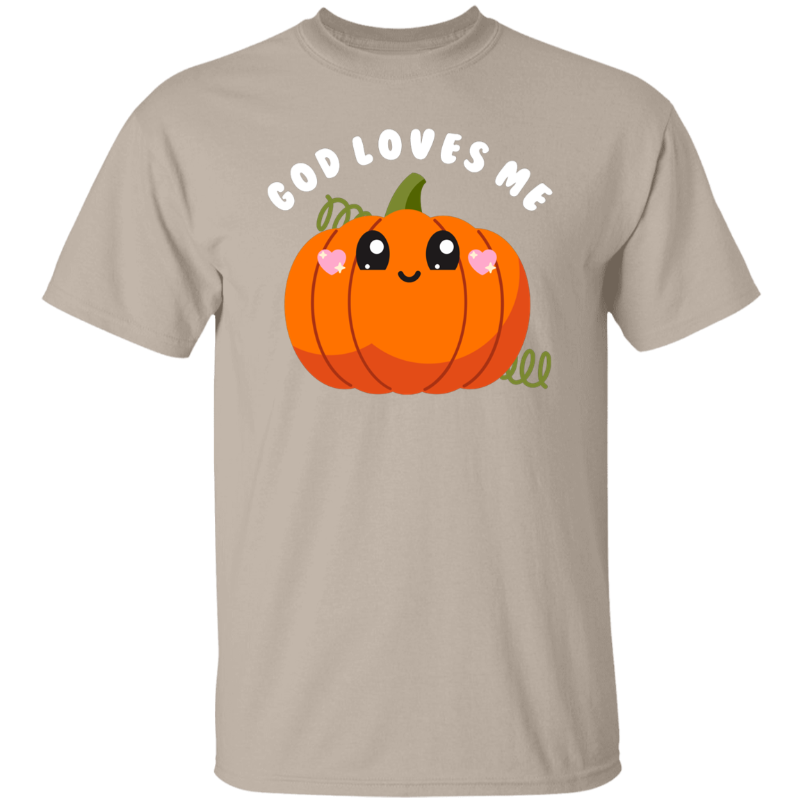 God Loves Me Pumpkin T-Shirt