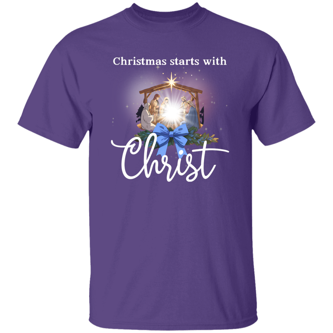 Christmas Begins with Christ T-Shirt