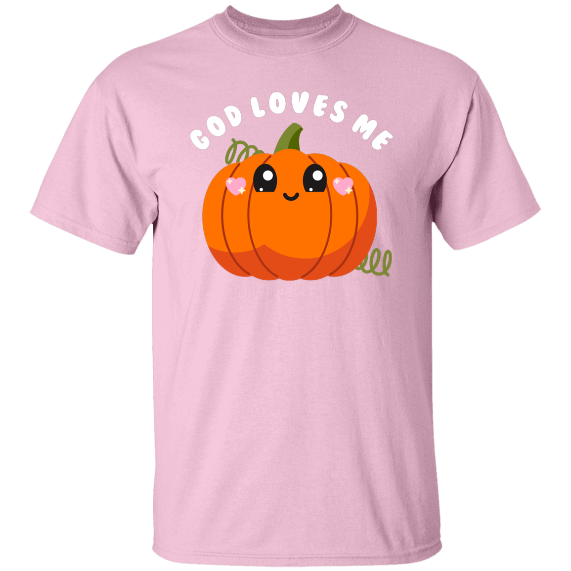 God Loves Me Pumpkin T-Shirt