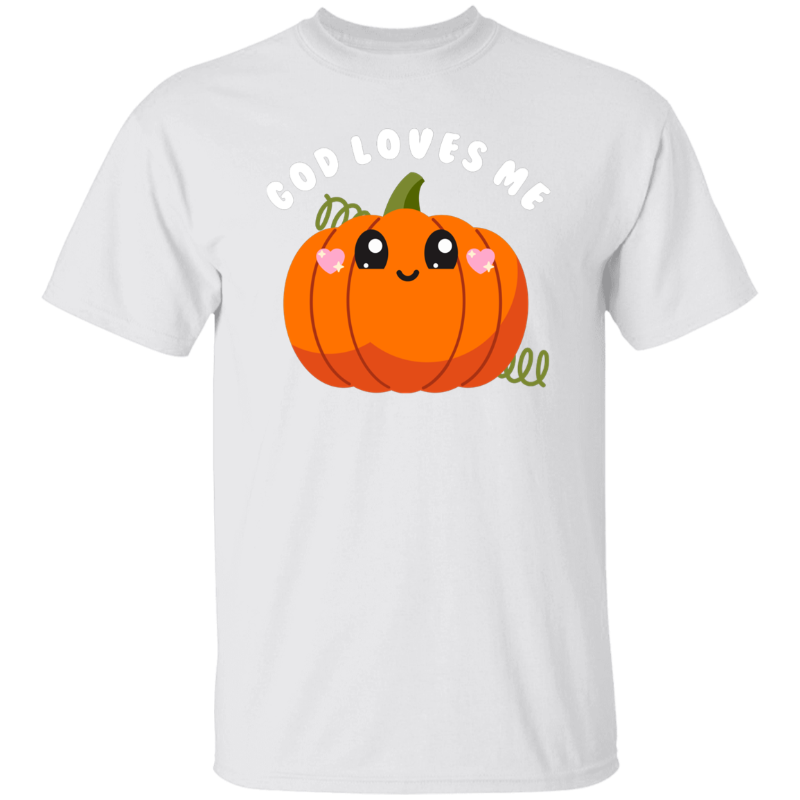 God Loves Me Pumpkin T-Shirt