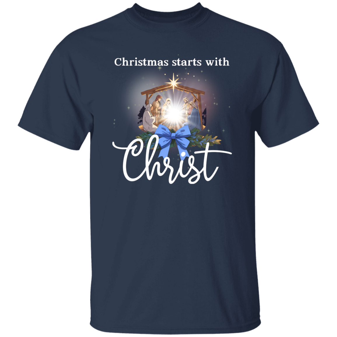 Christmas Begins with Christ T-Shirt